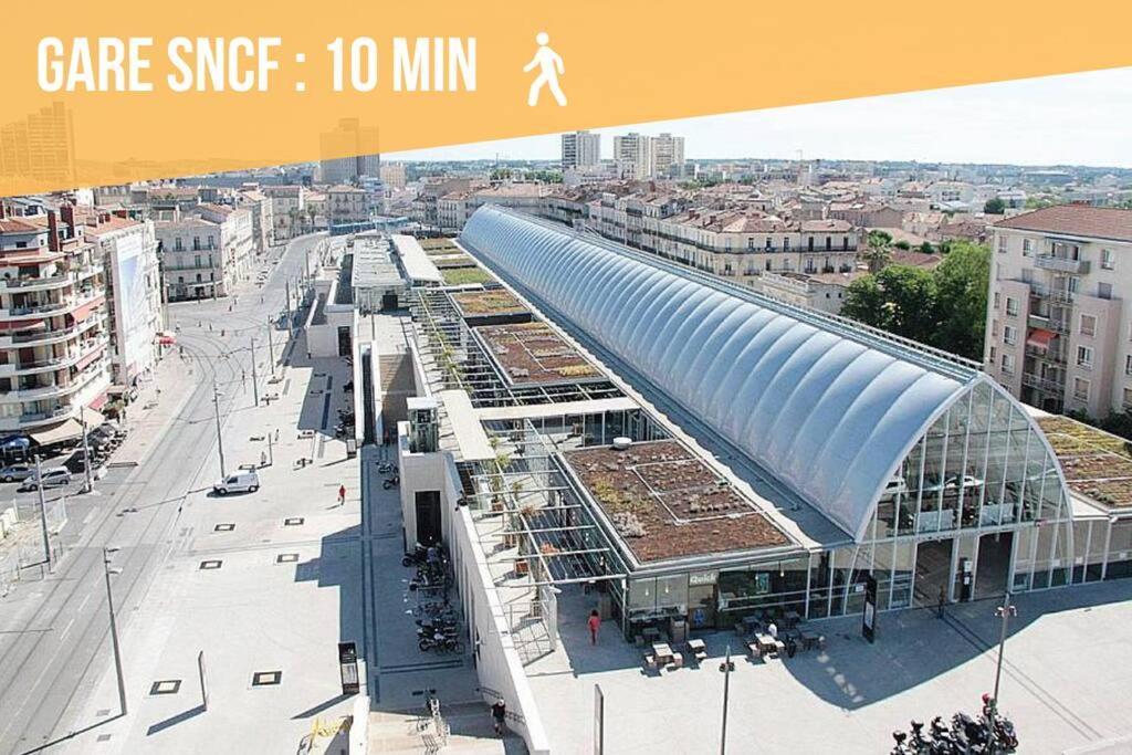 L'Ecucentre Avec Parking Inclu - 600M De La Place De La Comedie - Climatisation Μονπελιέ Εξωτερικό φωτογραφία